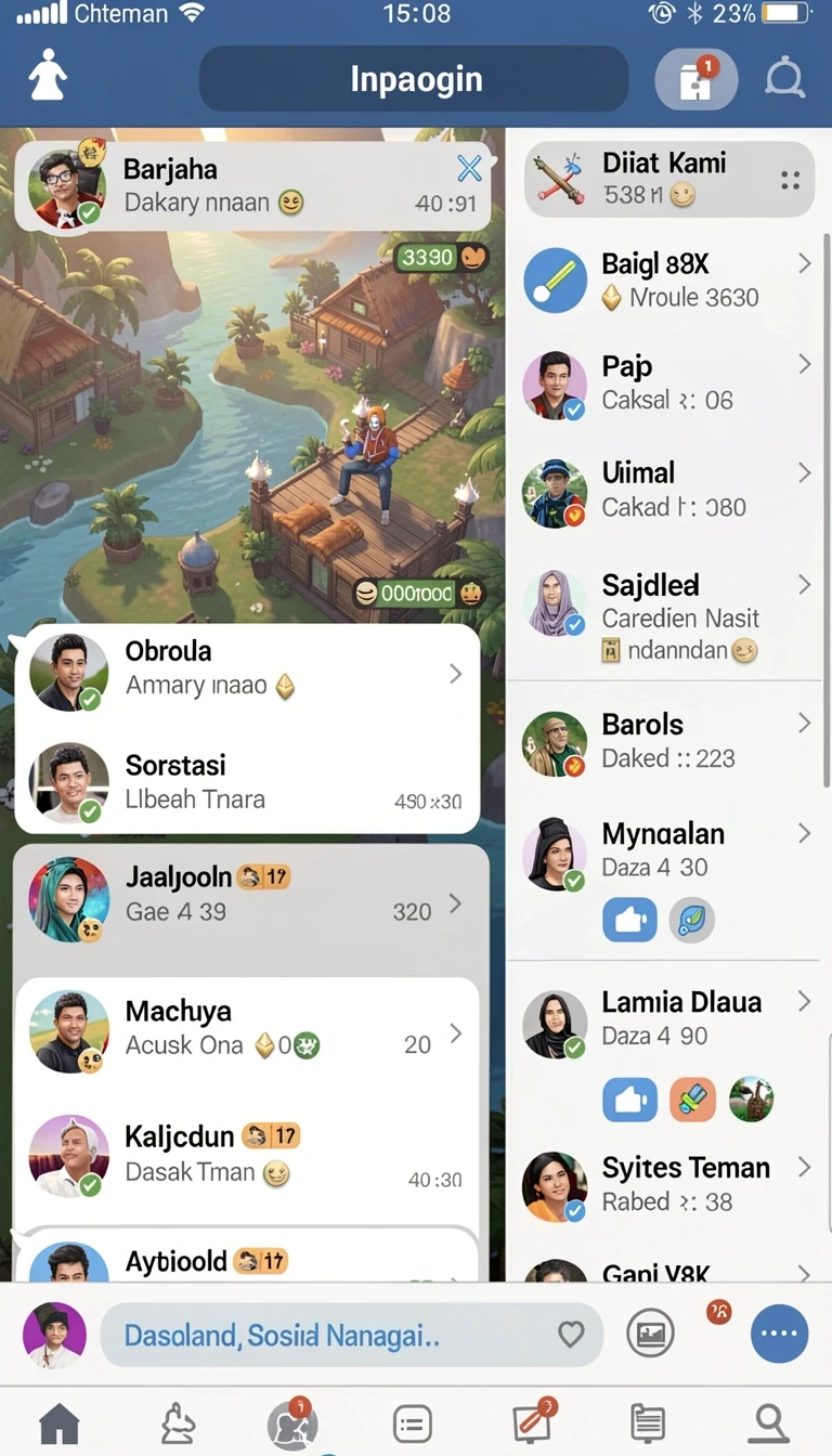 Beragam pilihan permainan menarik dalam aplikasi Download spbu77 APK Original untuk Android.