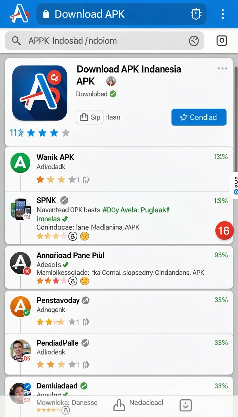 Beragam pilihan permainan menarik dalam aplikasi Cara Download dan Instal avatar808 di Android.