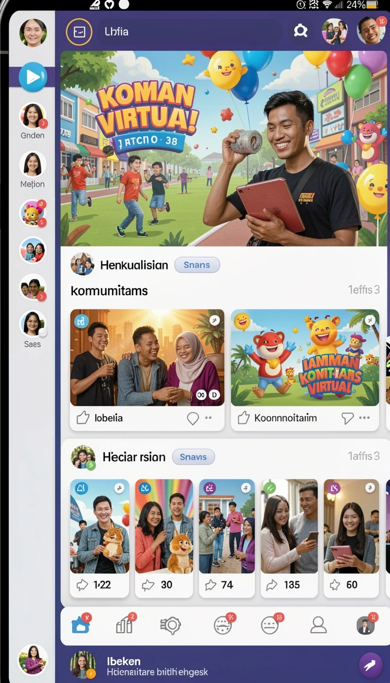 Beragam pilihan permainan menarik dalam aplikasi Download pc777 APK Terbaru untuk HP Android.